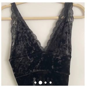black velvet mini dress